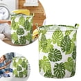 thumbnail image 1 of Linen Patterned Laundry Hamper Open Top Design for Bedroom and Bathroom Durable Breathable Fabric Storage Solution for Clothes Spacious and Stylish, 1 of 5