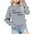 thumbnail image 1 of Rabais Chandail pour Bébé Garçon Chemise pour Enfants T-Shirt à Manches Longues Imprimé T-Shirt Imprimé Col Rond Hauts Courts Convenant aux Garçons et aux Filles de 1 à 12 Ans T-Shirts Chandail pour Bébé Fille Gris 5T, 1 of 4