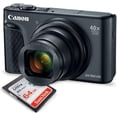 thumbnail image 1 of Canon PowerShot SX740 HS Digital Camera (Black) with 64GB Card (International Model), 1 of 6