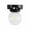 B, variant on Vwrxbz Solar Wall Light Outdoor IP65 Waterproof Motion Sensor Wall Lamp with Infrared Detection for Garden Garage Patio