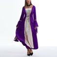 thumbnail image 4 of UPPADA Liquidation Robes de Cocktail Grande Taille Robe Formelle pour Femmes Robe de Soirée Robe Vintage Élégante Robe Grande Taille Manches Évasées Robes Formelles Robe Jaune, 4 of 7