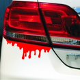thumbnail image 4 of YIMWNYI Halloween Red Killing Tail Lamp Dropping Car Decal, Car Headlight Modification Sticker, Reflective Scratch Cover, Terror Theme Decoration for Halloween, Easy Installation, PVC Material, 4 of 7