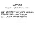 thumbnail image 2 of SIM Rear Semi-Metallic Disc Brake Pads SIM-1901 for Car Chrysler Pacifica Grand Caravan Voyager, 2 of 8