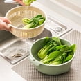 thumbnail image 1 of Sieves Sink Strainer Kitchen Double Drainage Basket Fruit Vegetable Washing Strainer Multi-Purpose Washing Storage Basket Kitchen Cleaning Accessories, 1 of 1