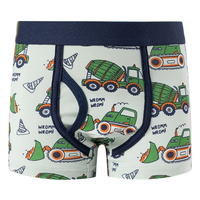 MIASHUI Boxeurs pour Garçons Petits Garçons Imprimé sous-Vêtements en Coton 1 Paquet, 8-9 Ans