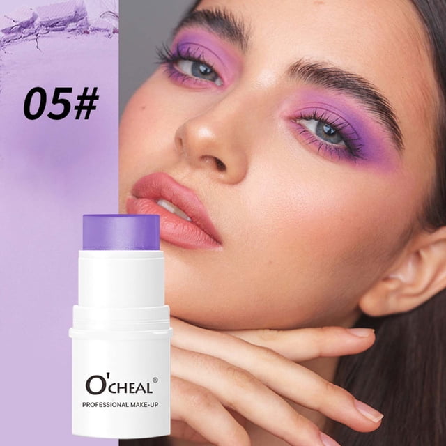 Dvkptbk Crème de Coup de Soleil Poudre de Rouge à Joues Crème de Rouge à Joues Mat Bâton de Rouge à Joues