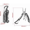 thumbnail image 5 of Couteau et Pince de Poche Multifonction 8-en-1 pour Camping, Randonnée, Urgence, Survie en Plein Air, 5 of 5