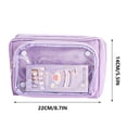 thumbnail image 3 of Tyidzon Trousse à Crayons Grande Capacité Trousse à Stylos Zippée avec 9 Compartiments et Détachable Flexible, 3 of 3