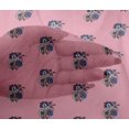 thumbnail image 4 of oneOone Viscose Chiffon Fabric Floral Block Print Sewing Fabric BTY 42 Inch Wide, 4 of 4