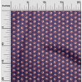 thumbnail image 2 of oneOone Polyester Lycra Blue Fabric Florals Craft Projects Decor Fabric Printed By The Yard 56 Inch Wide, 2 of 4