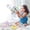 bleu, variante sur YANGHONGY Ensemble de Jouets Musicaux Cloche Hochet Trompette Secoueur Instrument d'Apprentissage Précoce pour Bébés Sûr Plastique ABS Cadeau Nouveau-Né pour Garçons et Filles