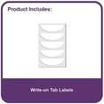thumbnail image 3 of C-Line Products Inc CLI05750 5 Tab Poly Index Dividers With Slant Pocket Assorted 5 Stand Tab, 3 of 3