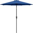 thumbnail image 1 of CHUANK 9ft Outdoor Market Table Patio Umbrella with Button Tilt and 8 Sturdy Ribs  Green, 1 of 6