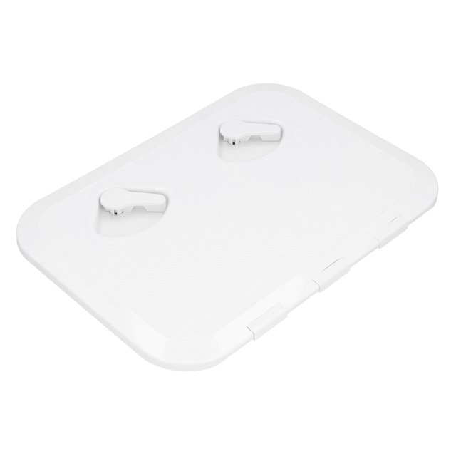 Deck Inspection Hatch, With 2 Recessed Handles Deck Inspection Cover UV-Resistant Fully Covers With Lock For Marine Black,White