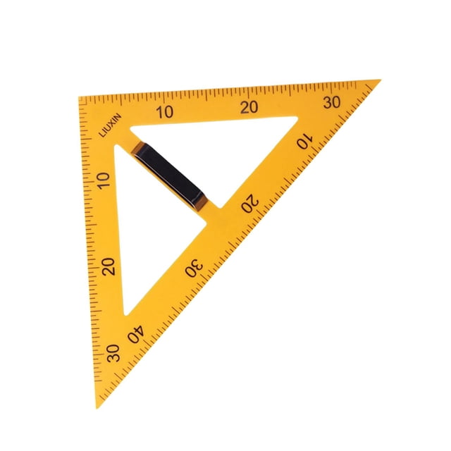 GUOOL Math Geometry Equipment Drawing Math Geometry Tool for Engineering Classroom 45 triangle