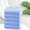 Bleu, D4, variante sur Ensemble de Serviettes en Fibre de Bambou / Serviettes Douces et Absorbantes pour le Visage et le Bain pour des Soins Doux de la Peau et la Mise en Forme