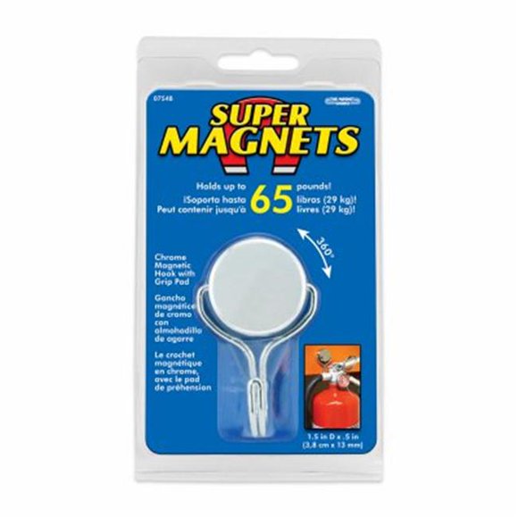 Master Magnetics 235557 Magnetic Swivel Hook - 3 x 0.5 x 1.5 in.
