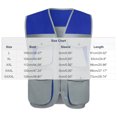 thumbnail image 4 of Mineart Safety Vest for Men Reflective Hi Vis Zip Up Work Waistcoat Multi Pocket for Outdoor Working, 4 of 4