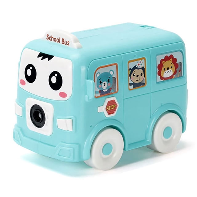 Kids Bubble Toy Electric Bus Shape Small Bubble Maker Bubble Machine for Child