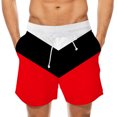 thumbnail image 1 of Diufon Men's Athletic Shorts Cotton Linen Drawstring Waisted Outdoor Sport Shorts Spring Summer Shorts with Pockets, 1 of 4