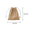 thumbnail image 2 of Dvkptbk Storage Corduroy Storage Bag with Drawstring Strap Pocket Makeup Bag for Women Large Capacity Coin Bag Home Essentials, 2 of 5