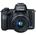 thumbnail image 4 of Canon EOS M50 Mirrorless Digital Camera with 15-45mm and 55-200mm Lenses Bundle, 4 of 7