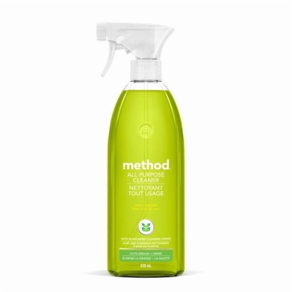 Method Nettoyant Tout Usage, Lime + Sel de Mer, 828 ml, Faites la Peau à la Saleté.