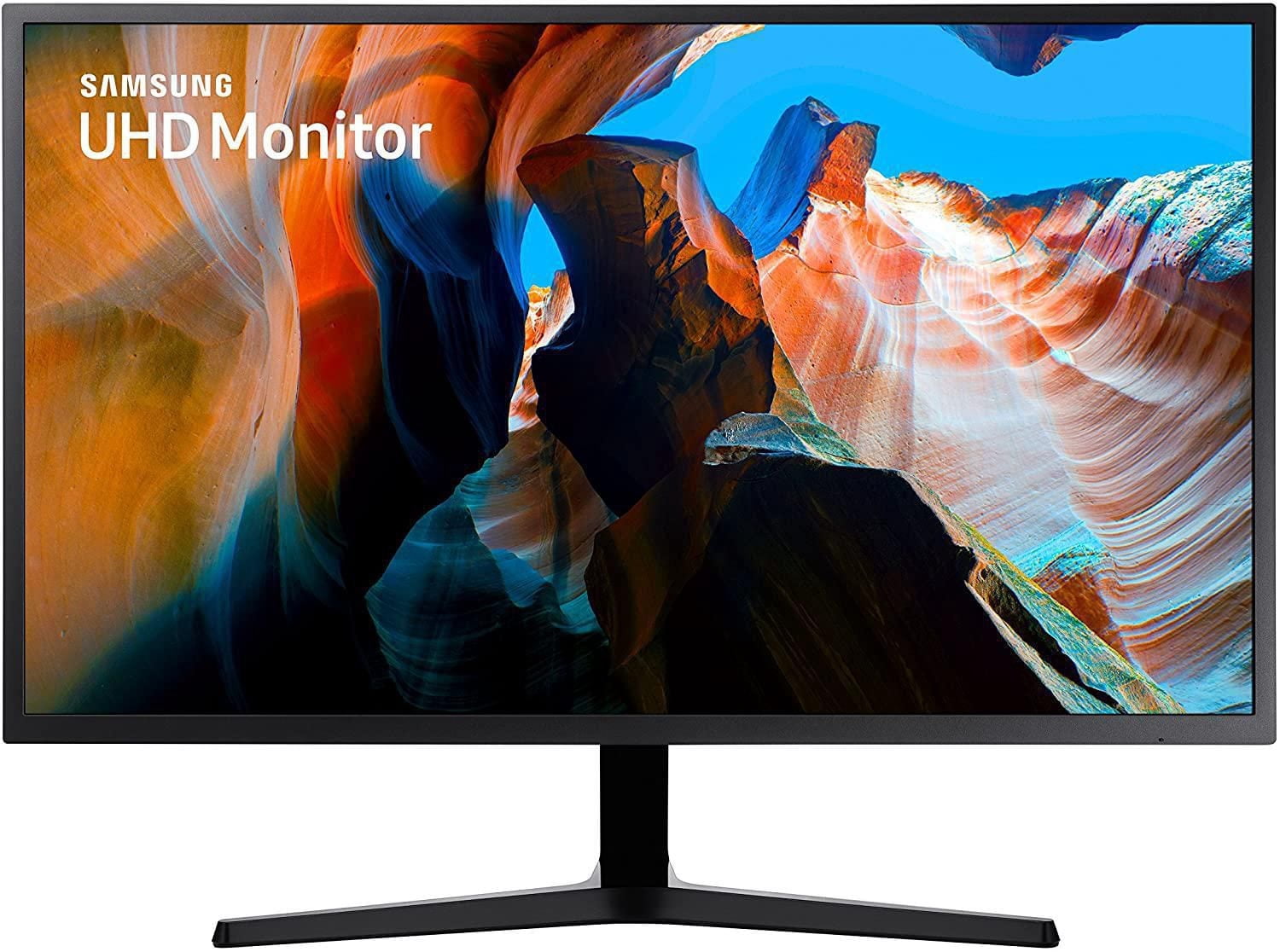 Moniteur UHD Samsung 32 po UJ590, 3840 x 2160, Gris bleu foncé, LU32J590UQNXZA