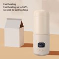 thumbnail image 4 of Bouilloire de Voyage, Sans Fil 400ML Rechargeable pour Lait, 4 of 7