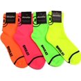 thumbnail image 4 of LAICAIW Women Crew Ankle Neon Socks Vivid 5 Color For Teen 4~5 pairs, 4 of 7