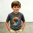 thumbnail image 1 of Chandails pour Filles Col Rond Garçons T-Shirts à Manches Courtes T-Shirts pour Tout-Petits Shorts pour Garçons 8-9 Ans, 1 of 3
