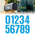 thumbnail image 2 of 4 Inch Large Size Number Stickers, 1 Sheet Self Adhesive House Numbers for Mailbox, Trash Cans - Waterproof Vinyl Numbers Sticker, for Easy Backing Peeling, Bold and Easy-to-Read House Number Labels, 2 of 9