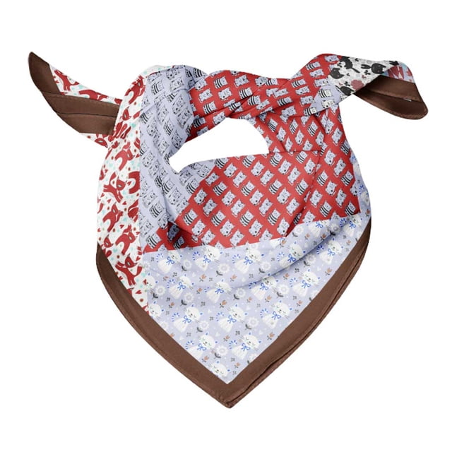 Bimba Womens Rectangular Printed Cotton Voile Scarf Neck Head Wrap-40 x 80 Inches