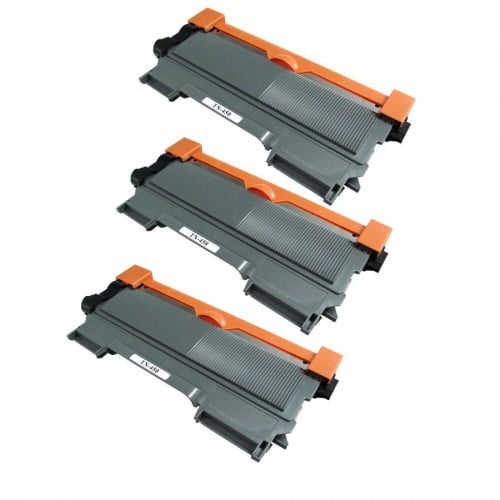 Lot de 3 Cartouches de Toner Noires Compatibles TN450 pour Imprimante Brother