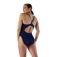 thumbnail image 4 of Speedo Women's Endurance+ Flyback Training Suit Soild One Piece Swimsuit Adult - Speedo Navy, D32, 4 of 4
