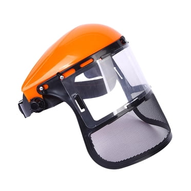 jinwen Chain Saw Face Chain Saw Protective Helmet for Gardening Wood Cutting Orange