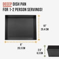 thumbnail image 2 of Chef Pomodoro Authentic Detroit-Style Pizza Pan, 10 x 8-Inch, Deep Dish Bakeware, Commercial-Grade Hard Anodized Aluminum, 2 of 5