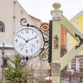 thumbnail image 1 of CHUANK Sales Outdoor Garden Retro Clock Waterproof Temperature Measurement Hygrometer 12 Inches Outdoor, 1 of 2