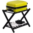 thumbnail image 3 of Costway Ensemble de 3 Supports de Bagages Pliants avec Tablette Valise de Voyage Support de Rangement pour Chaussures, 3 of 9