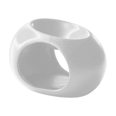 veasfak Essential Oil Burner Aroma Melt Warmer Dorm Fragrance Tealight Candle Holder White