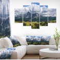thumbnail image 1 of Sassolungo Mountain Panorama - Landscape Canvas Art Print, 1 of 4