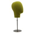thumbnail image 2 of Yinanstore Mannequin Head with Stable Round Base, Adjustable, Professional, Durable Manikin Head, Display Stand Model for Glasses Hairpiece Headsets Masks Green, 2 of 6