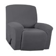 thumbnail image 3 of GUOOL Housse de Fauteuil Inclinable Élastique 1 Pce Antidérapante Douce Housse de Fauteuil Gris, 3 of 9