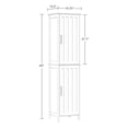 thumbnail image 3 of Monroe Armoire haute à deux portes - Blanc, 3 of 9