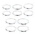 thumbnail image 3 of 1 Pair Snare Drum Hoop Ring Rim Replacement Drum for Percussion Instrument 10 Inch 6 Hole, 3 of 9