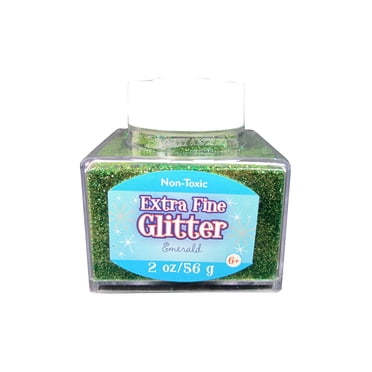 Sulyn Glitter 2oz Stack Jar Extra Fine Emerald
