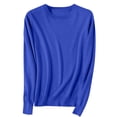 thumbnail image 1 of Timegard Womens Sweaters Crewneck Comfy Knit Pullover Fall Winter Casual Solid Color Long Sleeve Tops, 1 of 6