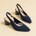 thumbnail image 1 of Women's Knit High Heel Sandals with Striped Design, Round Thick Heel (2 in) - 2025 Collection, 1 of 9