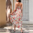 thumbnail image 4 of LOVZFMLL Robes Femmes Mode Été Imprimé Sans Manches Camisole Col en V Dos Nu Robe Décontractée, 4 of 4