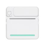 Portable Pocket-size Thermal Printer Wireless Printer Simple Operation Support Photo Notes Errors Text Memo Printing Green